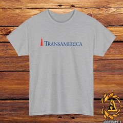 Transamerica Airlines Logo T-Shirt Black/Grey/White/Navy/Red/Light Blue S-5XL