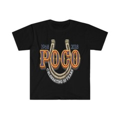 Unisex Soft Cotton T-Shirt Band Poco. 50 Years
