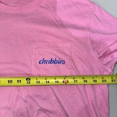 Chubbies The Weekend Has Arrived Graphic Pink Pocket Tshirt Cotton Medium