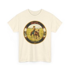 Rainier Pale Beer Western Cowgirl Cowboy Horse San Francisco CA Retro T-Shirt