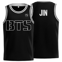 Special BTS Men and Women Black Basketball S-5XL Jersey TT1183