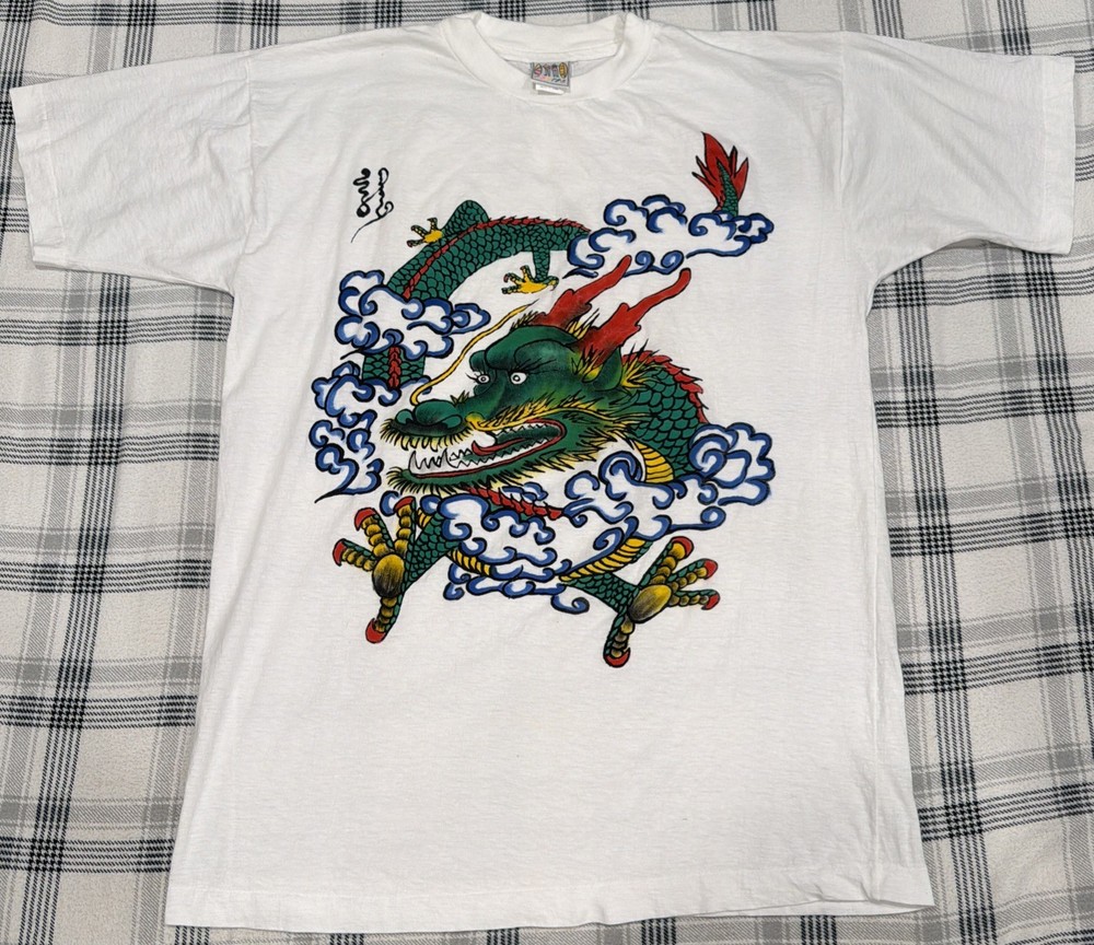 Vintage Surf Dragon Men’s Single Stitch T Shirt 44 Euro