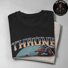 Throne Battle Samurai Dragon Japanese Art T-Shirt