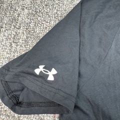 Under Armour UA Shirt Mens Large Loose Fit Tee Billings West Basketball Black