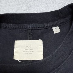 FOG Fear Of God Shirt Mens Small Collection Two 2016-2017 Oversized Long Black