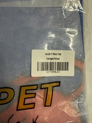 Carpet Company x Toy Machine Templeton Guest Pro Tee – Blue – Large – Brand New