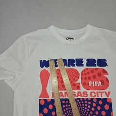 Fifa World Cup 2026 TShirt Lg Soccer Graphic USA Futbol Fan Nwt Flaw See Pics