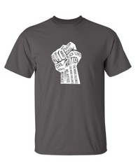 Unity Fist Sarcastic Humor Graphic Novelty Super Soft Ring Spun Funny T Shirt
