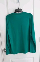 Apt. 9 Men’s Long Sleeve Premier Flex Crewneck Tee Teal Size: Small