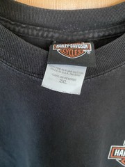 Harley-Davidson Hanes Beefy T Shirt Men 2X Outpost Fairbanks Alaska Graphic