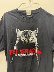 Pet Sematary Remake RARE 2019 Black Promo T-Shirt Sz L Horror Stephen King