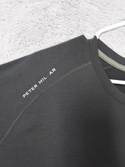 Peter Millar Shirt Mens 2XL XXL Aurora Performance Black Crew Neck Stretch Golf