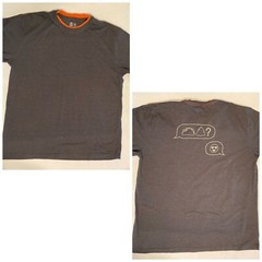 Taco Bell Gray Orange Mens T Shirt Size XL Work Uniform Employee Work