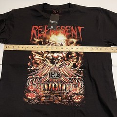 T-Shirt REPRESENT X HALLOWEEN DEPOT COLLAB SIGNATURE Black Horror NWT Clown