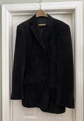 Sports Coat – Black Corduroy Size 42 long / ELITE – Perfect Condition!