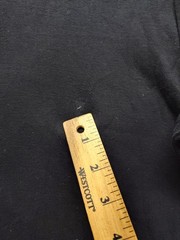 Lauren Ralph Lauren Men Polo Shirt XL Black Short Sleeve Crest Logo Button Front