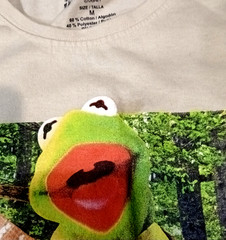 KERMIT COUNTRY ROOTS GRAPHIC TEE MENS MEDIUM MUPPETS BANJO