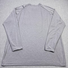 Huk Shirt Mens XL Gray Long Sleeve Crewneck Pocket Tagless Polyester Viscose