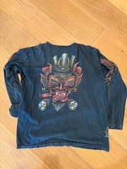 Vintage The Great China Wall Tattoo Long Sleeve RARE Large