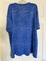 BCG T-Shirt Men 2XL Blue Short Sleeve Crew Neck Running Pullover Shirt