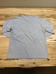 Carhartt K231 Gray Loose Fit Graphic Logo Long Sleeve T-Shirt Size Medium