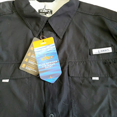 Habit Men’s Long Sleeve Blue Springs 40+ UPF Quick Dry Shirt Size XL Fishing NWT