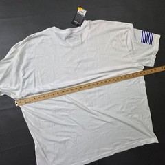 Grunt Style T Shirt Mens 4XL White American Spartan Military Patriotic Army NWT