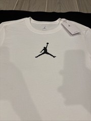 Nike Air Jordan Small Jumpman Dri-FIT T-Shirt White CW5190-102 NWT