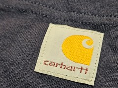 Carhartt Men Size 3 XL Navy Blue Loose Fit Pocket T-Shirt K87 Workwear Cotton