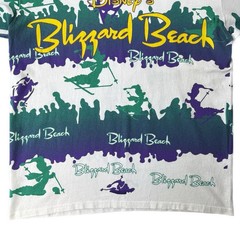 Vintage 90s Disney Blizzard Beach All Over Print Shirt Size XL