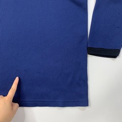 Vintage The North Face Shirt Mens Large Royal Blue Waffle Vaporwick Long Sleeve