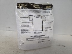 New Pack Of 3 Vintage Sears Golden Comfort Men’s White Crewneck T-Shirts 46-48