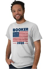 Election American Campaign Booker 2020 Gift Adult Short Sleeve Crewneck Tee