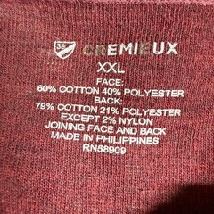Cremieux XXL Henley Shirt Men’s Long Sleeve Maroon Heather Casual KnitPullover