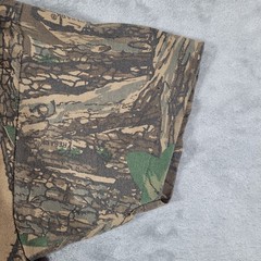 Ace Sportswear T-Shirt Mens L Brown Trebark Camo Pocket Tee Vintage Made in USA