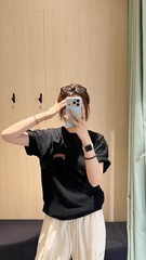 Starbucks Bearista Town Collection Embroidered Crew Neck Pure Cotton T-shirt
