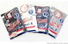 DDU/WHITESVILLE 2-PACK T-SHIRT – White, Black, Navy, Gray [ WV73544 ] /Japan