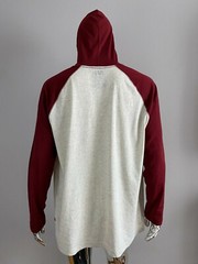 Levis Graphic Gray And Red Long Sleeve Hoodie Shirt Size 2XL