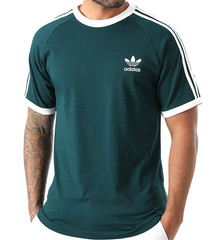 NEW MENS ADIDAS ORIGINALS 3-STRIPES CALIFORNIA TREFOIL SHIRT ~SIZE LARGE #JY137