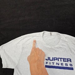 Jupiter Fitness Florida Gray Short Sleeve Tri-Blend T-Shirt Adult L