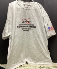 Vintage Verizon New York World Trade Center Response Tee Mens XXL