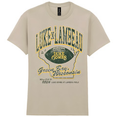 HOT! Luke Comb 2026 May 15 16 Lambeau Field Green Bay, WI T-shirt All Sizes