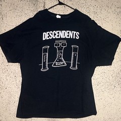 Gildan Heavy Cotton Men’s 2XL Black Descendents Tour Double-Sided Graphic Tee