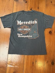 Vintage Harley Davidson T-Shirt Laconia 90s Made in USA Single Stitch