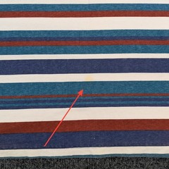 Unionbay Vintage Striped T-Shirt Mens One Size Blue Red White Cotton Made in USA