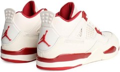 Jordan Air 4 Retro ‘Pale Ivory and Tough Red’ Pre-School (Ivory) – Ivory – 13