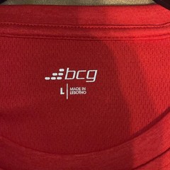 BCG Red Tee Size L Unisex EUC