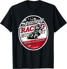 Motorcycle Speedway Flat Track Racing Graphic T Shirt Unisex S-5XL