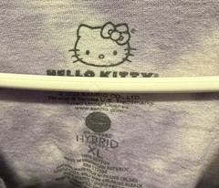Hello Kitty Tokyo Speed Racing Tie Dye Graphic T-Shirt Unisex XL Purple JDM
