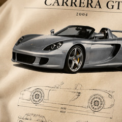 CARBON TRENCH – Porsche Carrera GT – Analog Automotive Heavyweight Tee